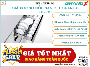 Giá xoong nồi nan dẹt GRANDX XP.60S - 600mm